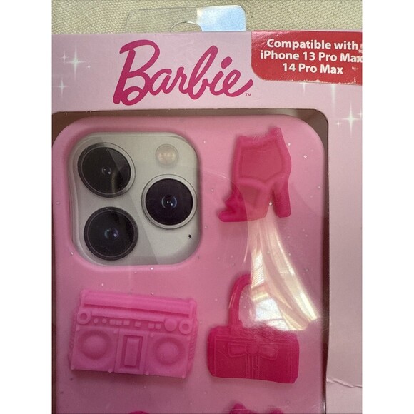 Barbie Pink Skinny Dip  iPhone 13 & 14 PRO MAX 3D Rubber Shockproof Case New - Picture 2 of 4